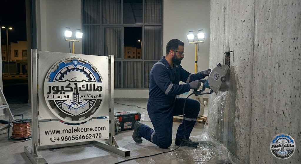      خدمات قص الخرسانة بالجموم 24 ساعة | تدخل فوري وفتح كور وقص جدران بدون تكسير 0564662470     